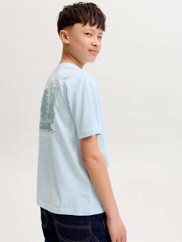T-shirt manica corta Jack & Jones - azzurro