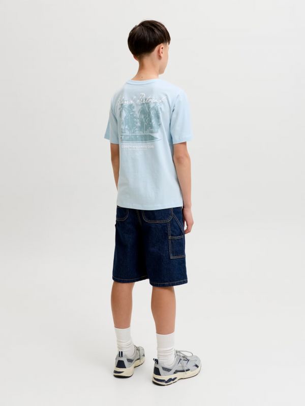 T-shirt manica corta Jack & Jones - azzurro
