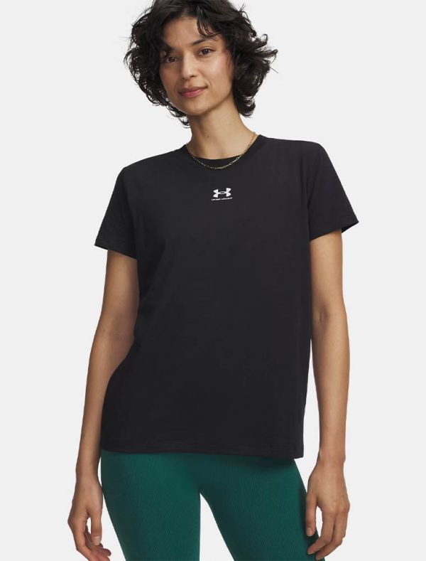 T-shirt manica corta sportiva Under Armour - black