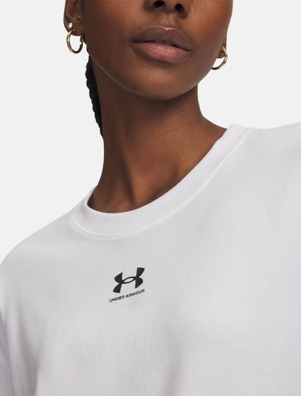 T-shirt manica corta sportiva Under Armour - white