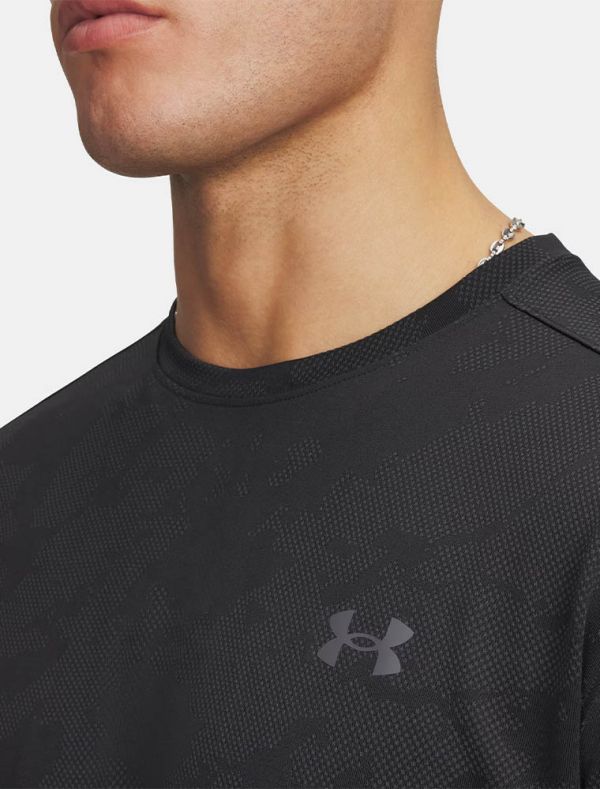 T-shirt manica corta sportiva Under Armour - black