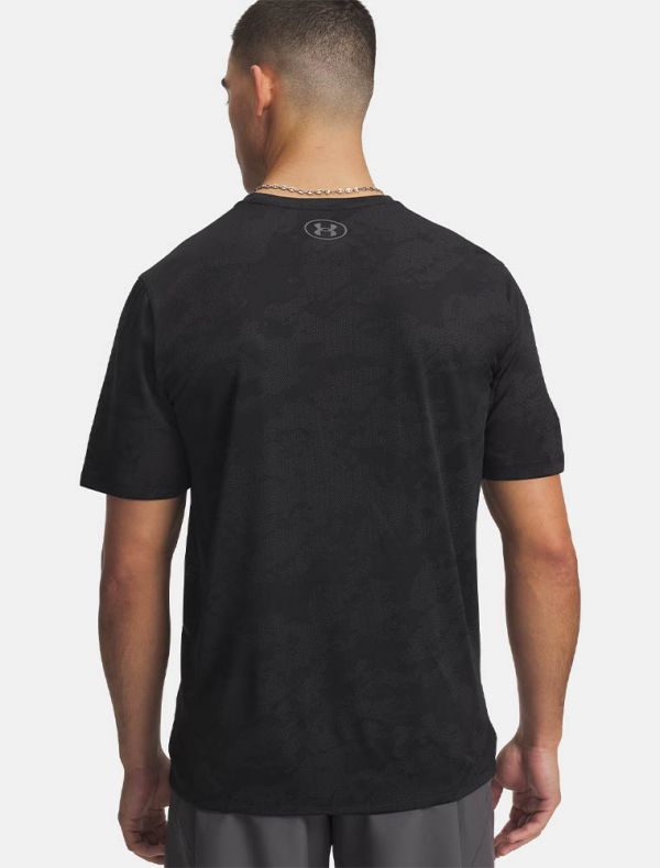T-shirt manica corta sportiva Under Armour - black