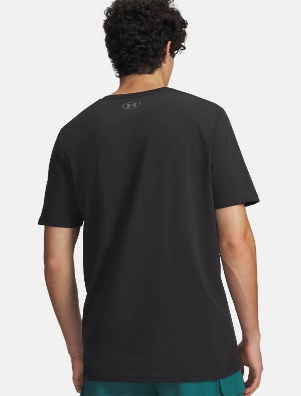 T-shirt manica corta sportiva Under Armour - black