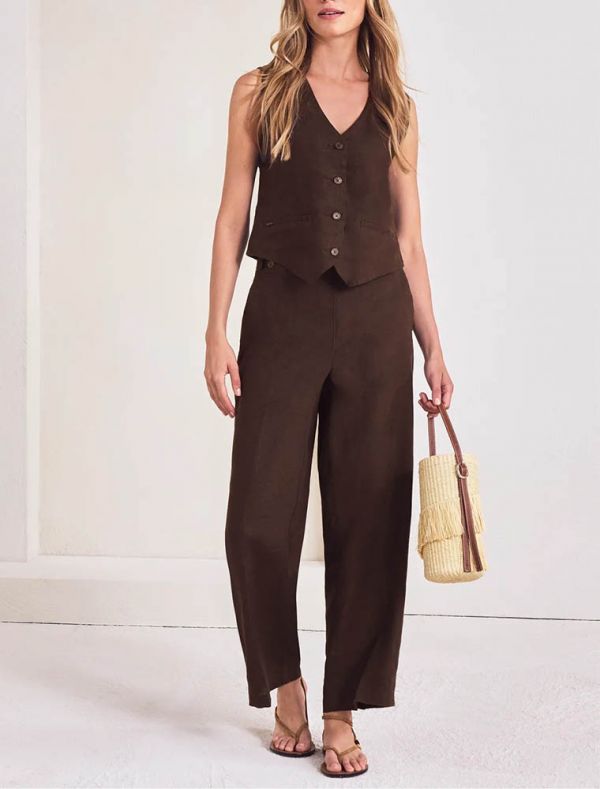 Gilet Street One - brown