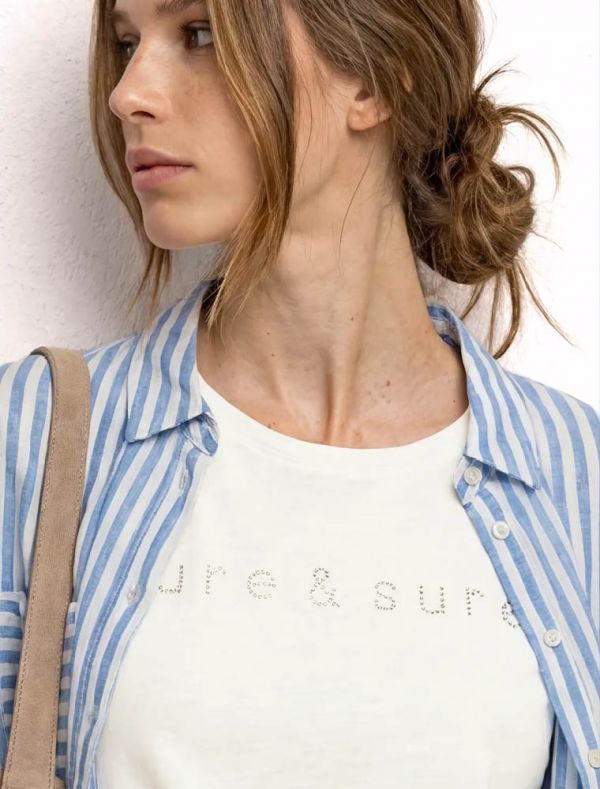 T-shirt manica corta Street One - bianco