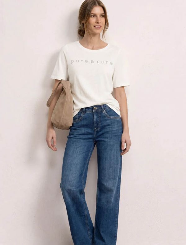 T-shirt manica corta Street One - bianco