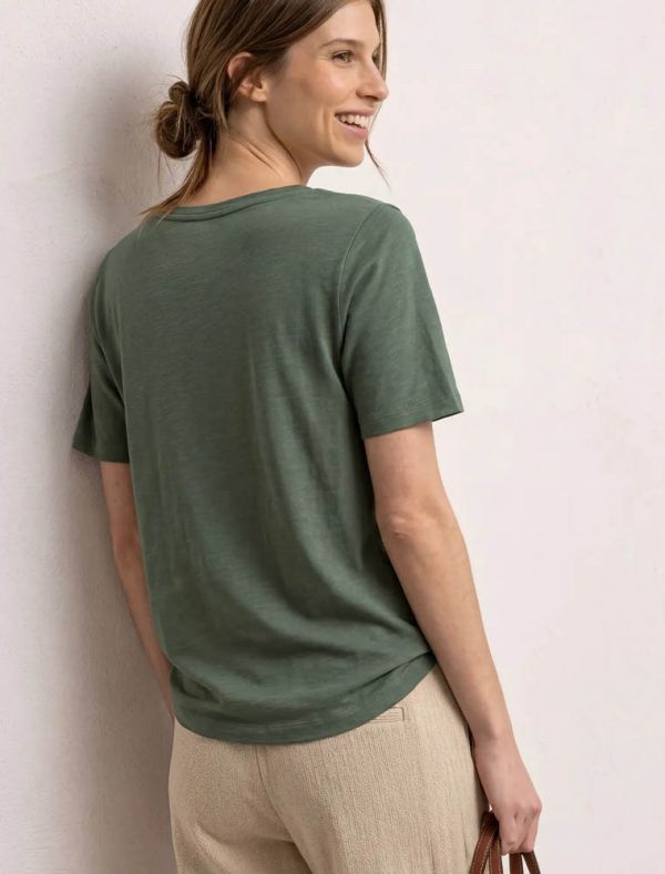 T-shirt manica corta Street One - green