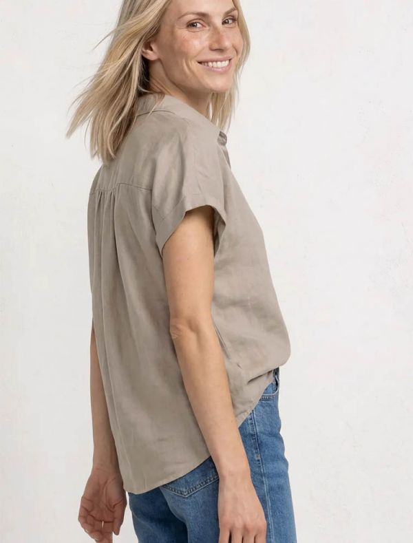 Camicia manica corta Street One - beige