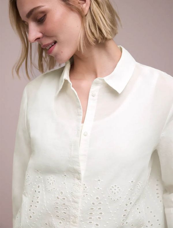 Camicia manica lunga Street One - bianco