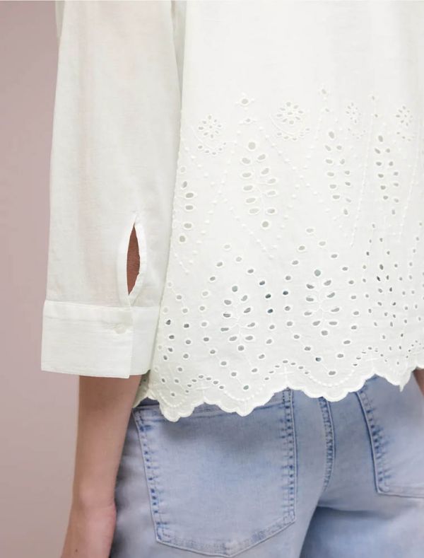 Camicia manica lunga Street One - bianco