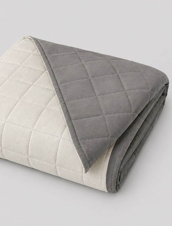 Quilt 1 piazza Riviera - grigio nuvola