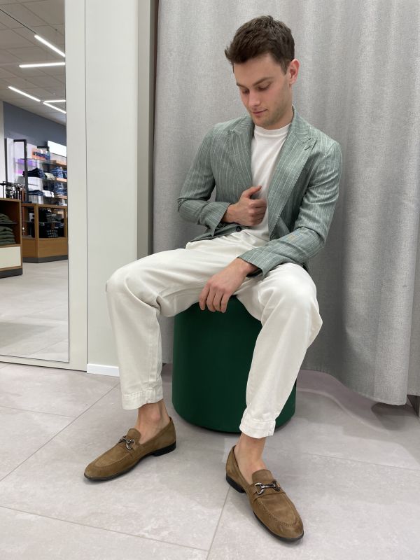 Pantalone casual Yes Zee - avorio