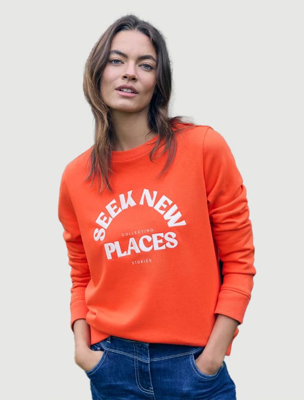 Maglia con scollo a barchetta. tessuy... - ciliegia