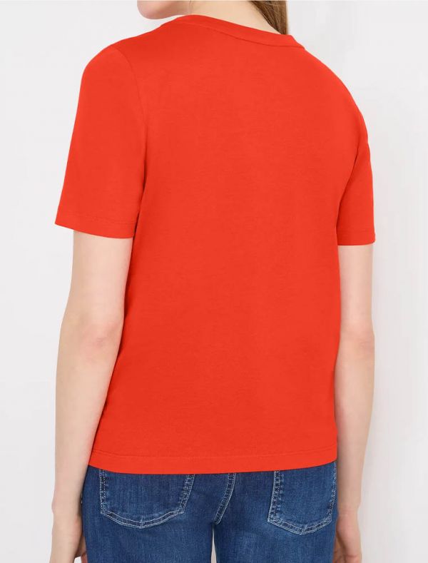 T-shirt manica corta Cecil - ciliegia