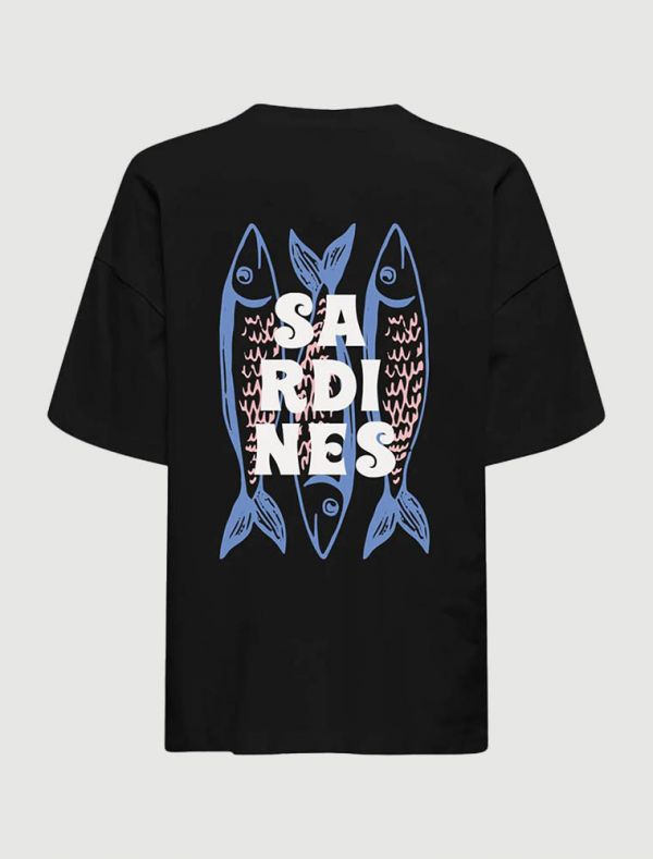 T-shirt manica corta Only - black