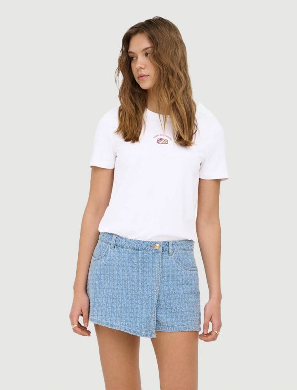 T-shirt manica corta Only - bright white