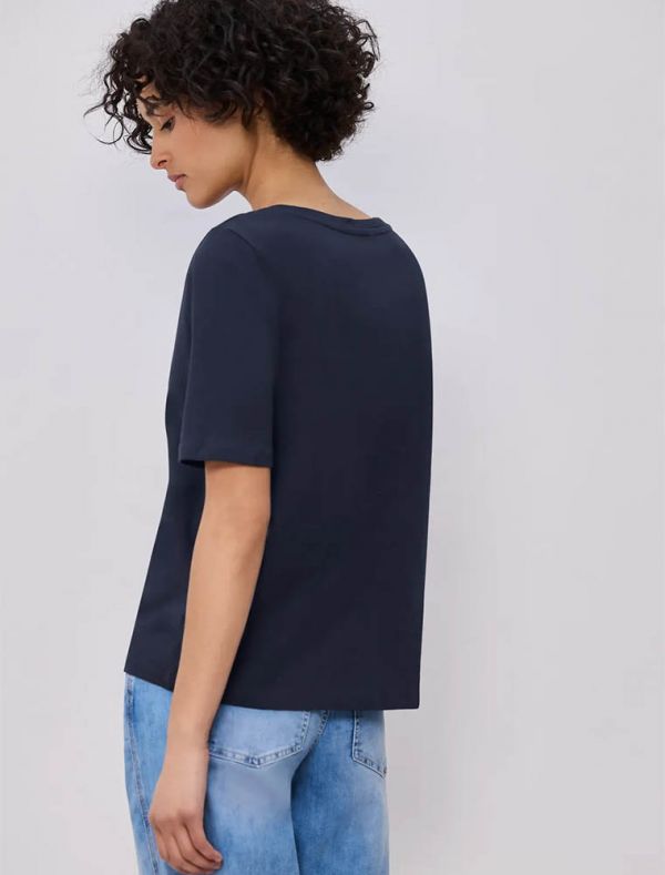 T-shirt manica corta Street One - navy