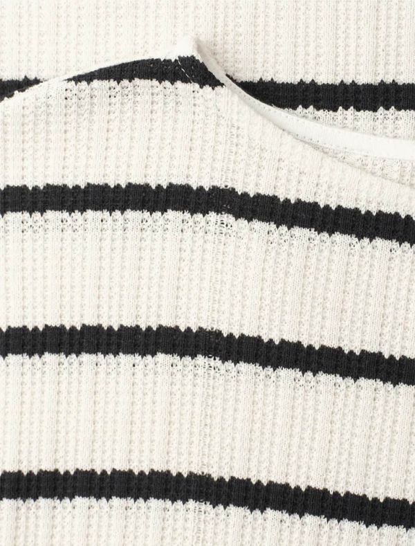 Maglia manica lunga Street One - beige blu