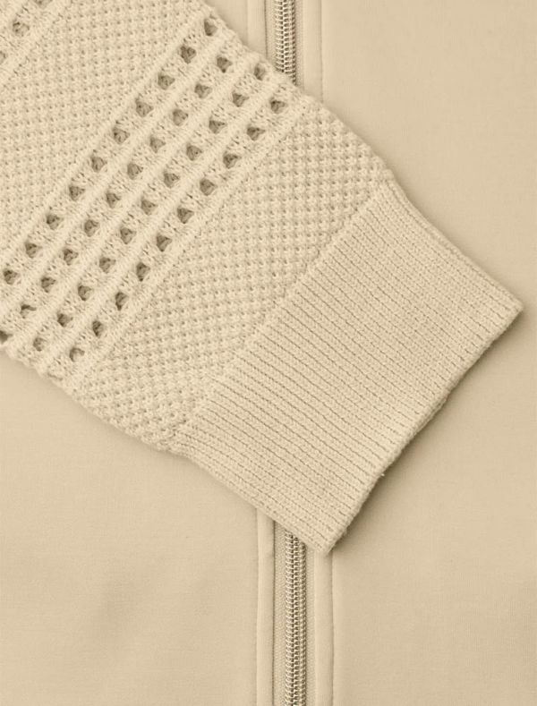 Maglia in felpa aperta Street One - smoke