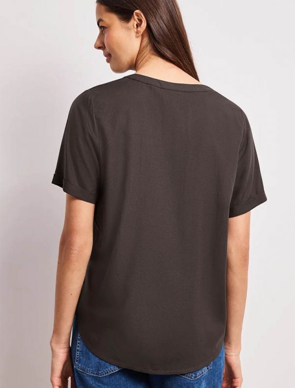 Camicia manica corta Street One - marrone
