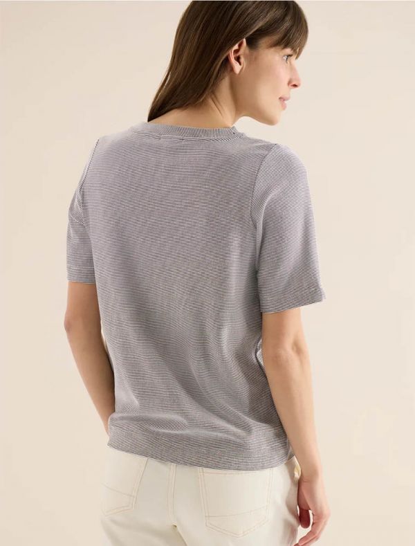 T-shirt manica corta Cecil - marrone