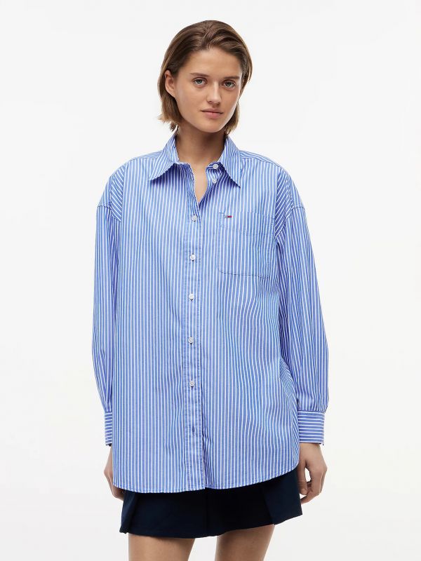 Camicia manica lunga Tommy Jeans - blu