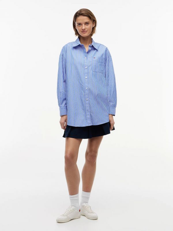 Camicia manica lunga Tommy Jeans - blu