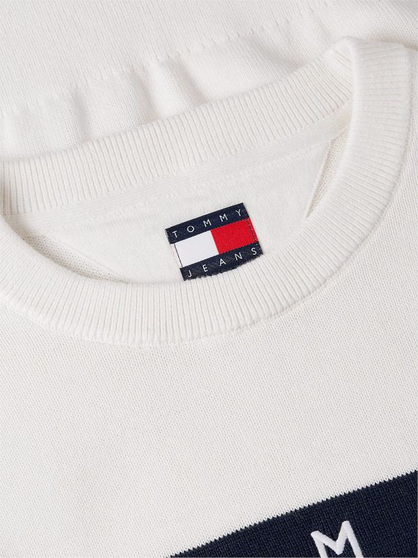 Maglia manica lunga Tommy Jeans - bianco