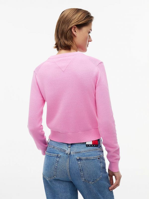 Maglia manica lunga Tommy Jeans - pink