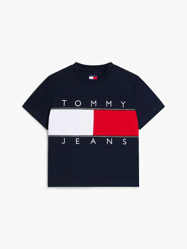 T-shirt manica corta Tommy Jeans - blu