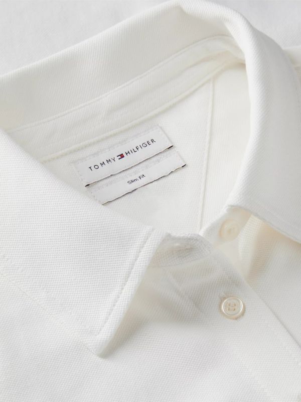 Camicia manica lunga giovane Tommy Hilfiger - ecru