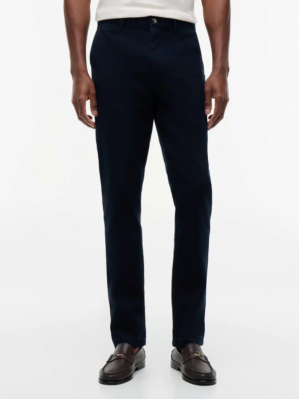 Pantalone cotone Tommy Hilfiger - blu scuro