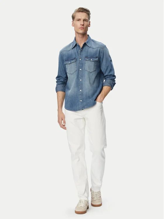 Camicia jeans Tommy Jeans - denim medium
