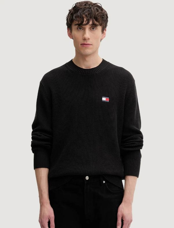 Maglia manica lunga Tommy Jeans - black