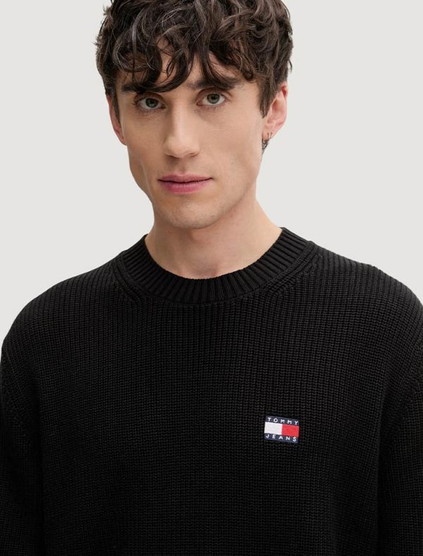 Maglia manica lunga Tommy Jeans - black