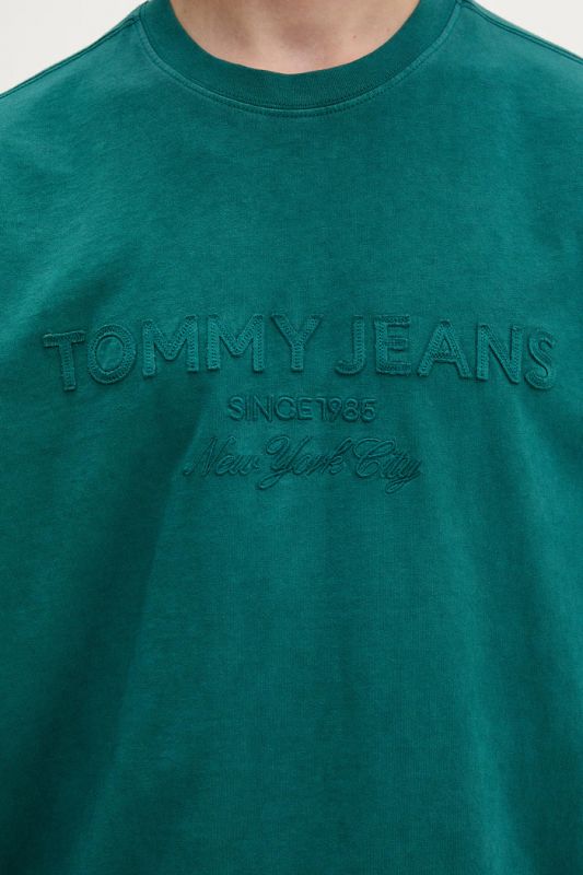 T-shirt manica corta Tommy Jeans - smeraldo
