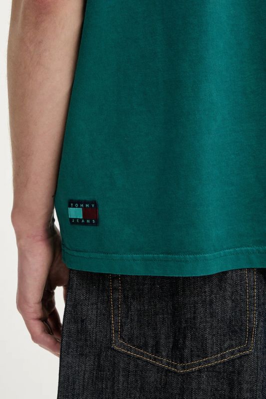 T-shirt manica corta Tommy Jeans - smeraldo