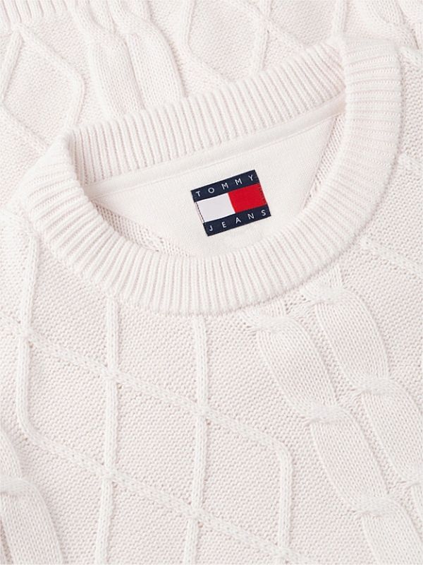 Maglia manica lunga Tommy Jeans - white
