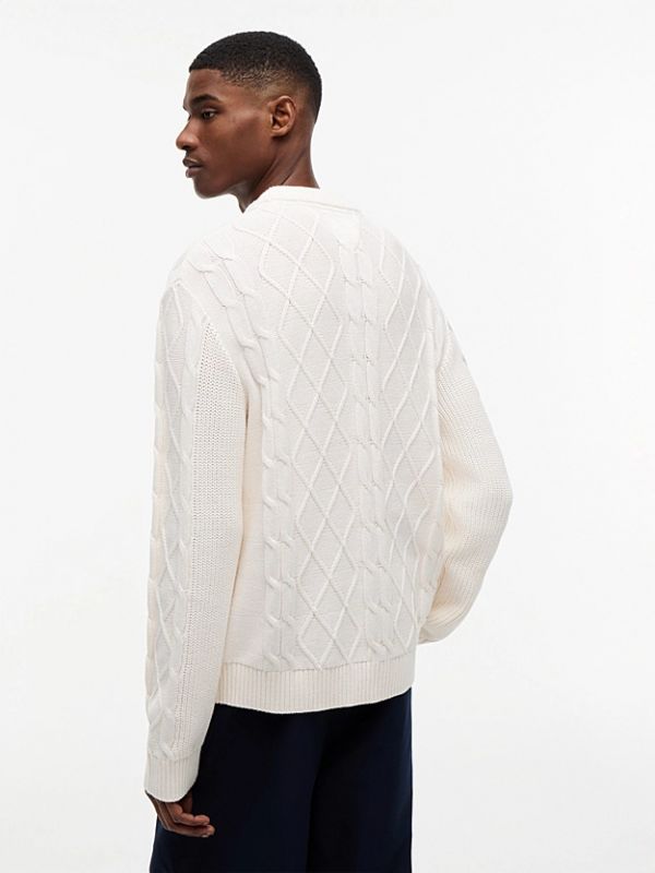Maglia manica lunga Tommy Jeans - white