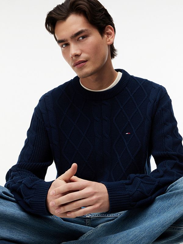 Maglia manica lunga Tommy Jeans - dark navy