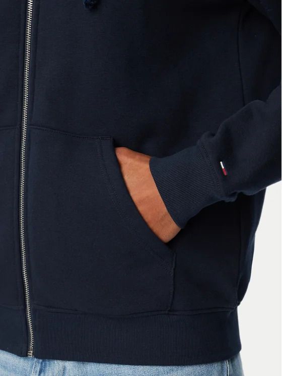 Maglia in felpa zip cappuccio Tommy Jeans - dark navy