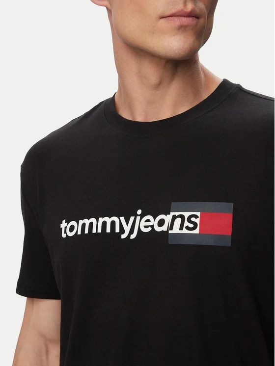 T-shirt manica corta Tommy Jeans - black