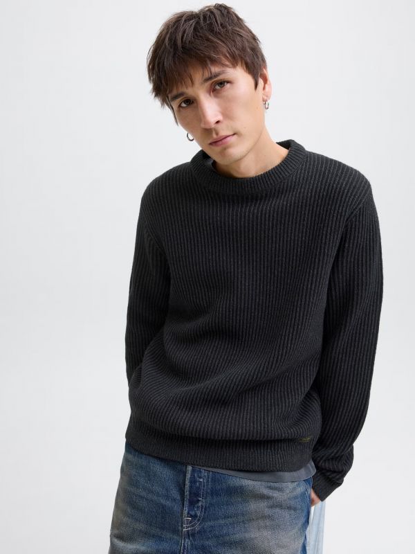 Maglia manica lunga Jack & Jones - black