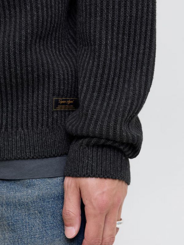 Maglia manica lunga Jack & Jones - black