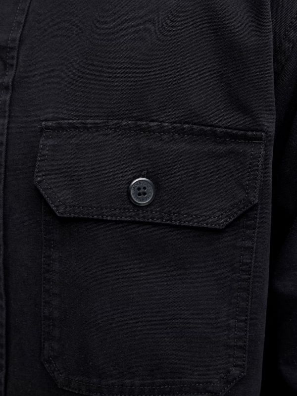 Camicia manica lunga casual Jack & Jones - black