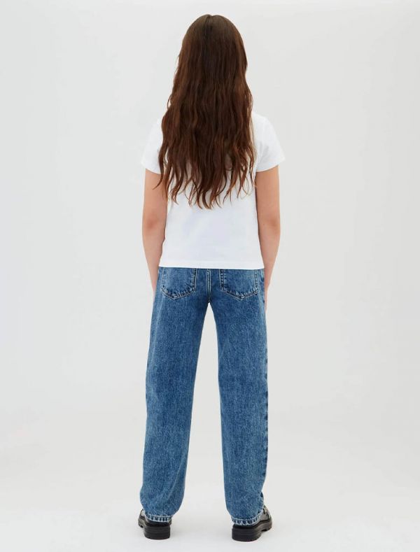 T-shirt manica corta Calvin Klein - panna