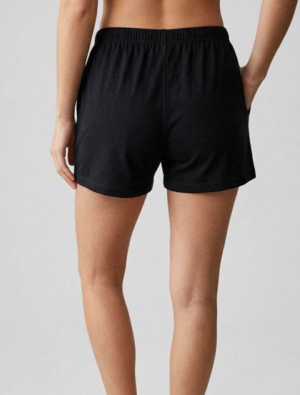 Pigiama corto Cartoni - bianco nero