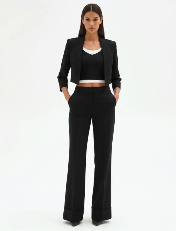 Giacca bolerino Rinascimento - nero