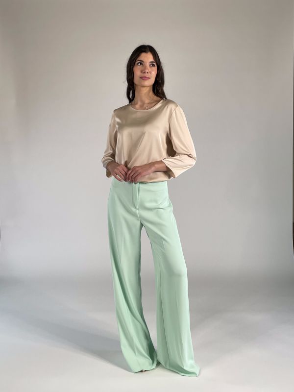 Pantalone Rinascimento - verde menta