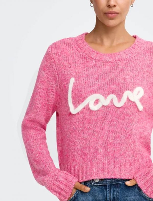 Pullover manica lunga Only - fuxia